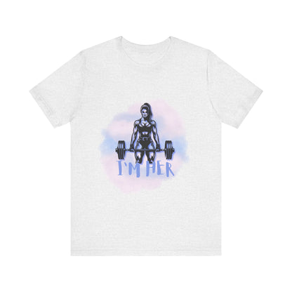 Empowered Gym Girl Tee - For Fitness Lovers, Workout Top, Women's Gym Shirt, Exercise Apparel, Gift for Her