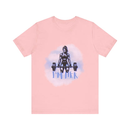 Empowered Gym Girl Tee - For Fitness Lovers, Workout Top, Women's Gym Shirt, Exercise Apparel, Gift for Her