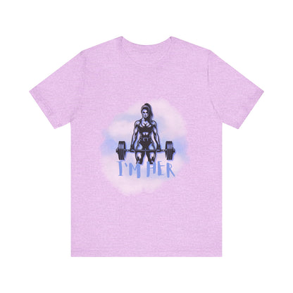 Empowered Gym Girl Tee - For Fitness Lovers, Workout Top, Women's Gym Shirt, Exercise Apparel, Gift for Her