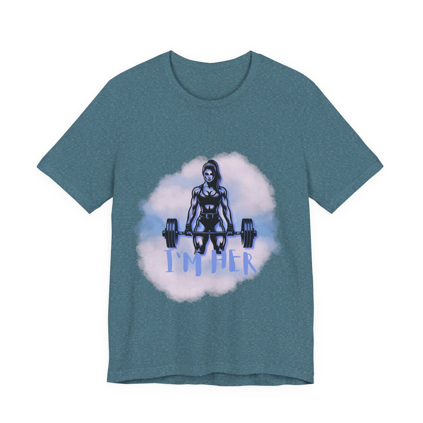 Empowered Gym Girl Tee - For Fitness Lovers, Workout Top, Women's Gym Shirt, Exercise Apparel, Gift for Her