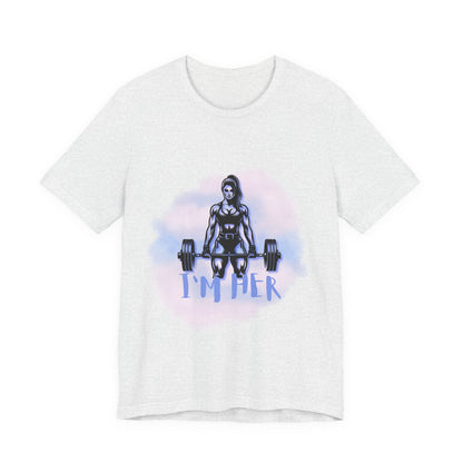 Empowered Gym Girl Tee - For Fitness Lovers, Workout Top, Women's Gym Shirt, Exercise Apparel, Gift for Her