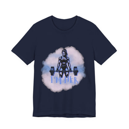 Empowered Gym Girl Tee - For Fitness Lovers, Workout Top, Women's Gym Shirt, Exercise Apparel, Gift for Her