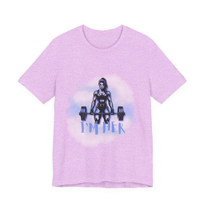 Empowered Gym Girl Tee - For Fitness Lovers, Workout Top, Women's Gym Shirt, Exercise Apparel, Gift for Her