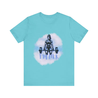 Empowered Gym Girl Tee - For Fitness Lovers, Workout Top, Women's Gym Shirt, Exercise Apparel, Gift for Her