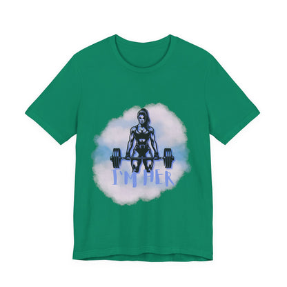 Empowered Gym Girl Tee - For Fitness Lovers, Workout Top, Women's Gym Shirt, Exercise Apparel, Gift for Her