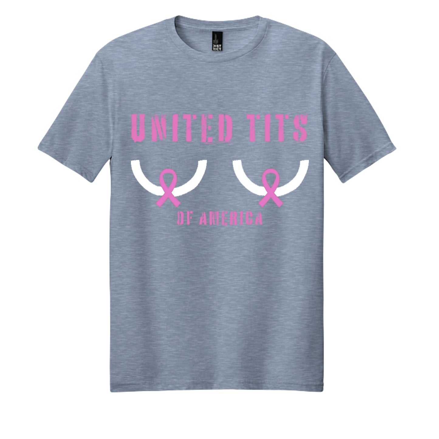 Flint Blue Heather - DM108 - FRONT