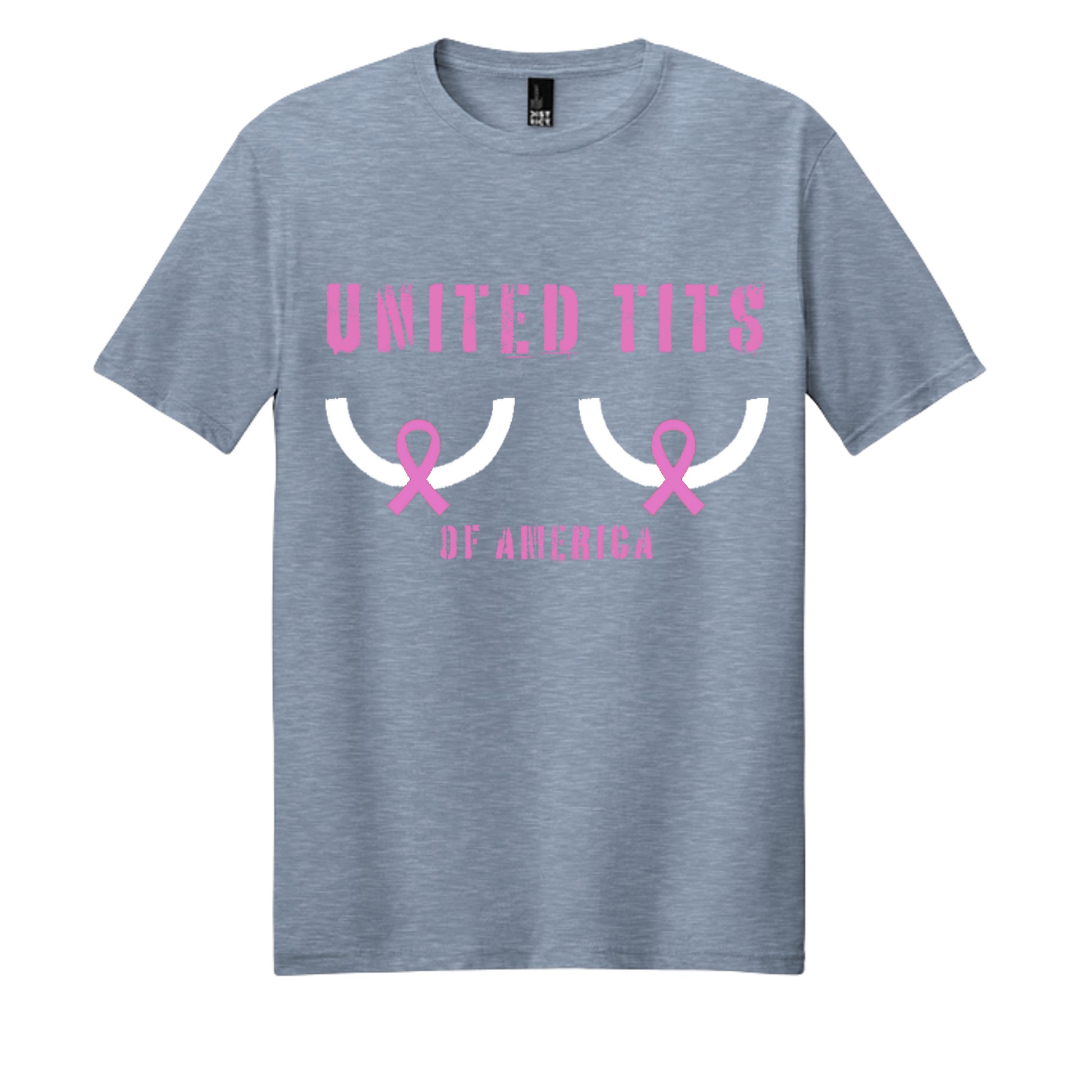 Flint Blue Heather - DM108 - FRONT